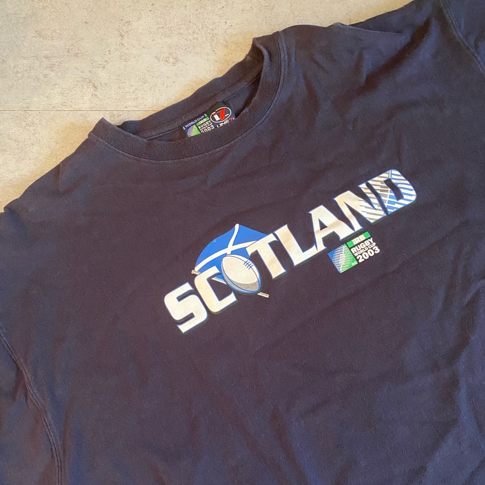 Scotland 2003 Rugby World Cup Line 7 shirt